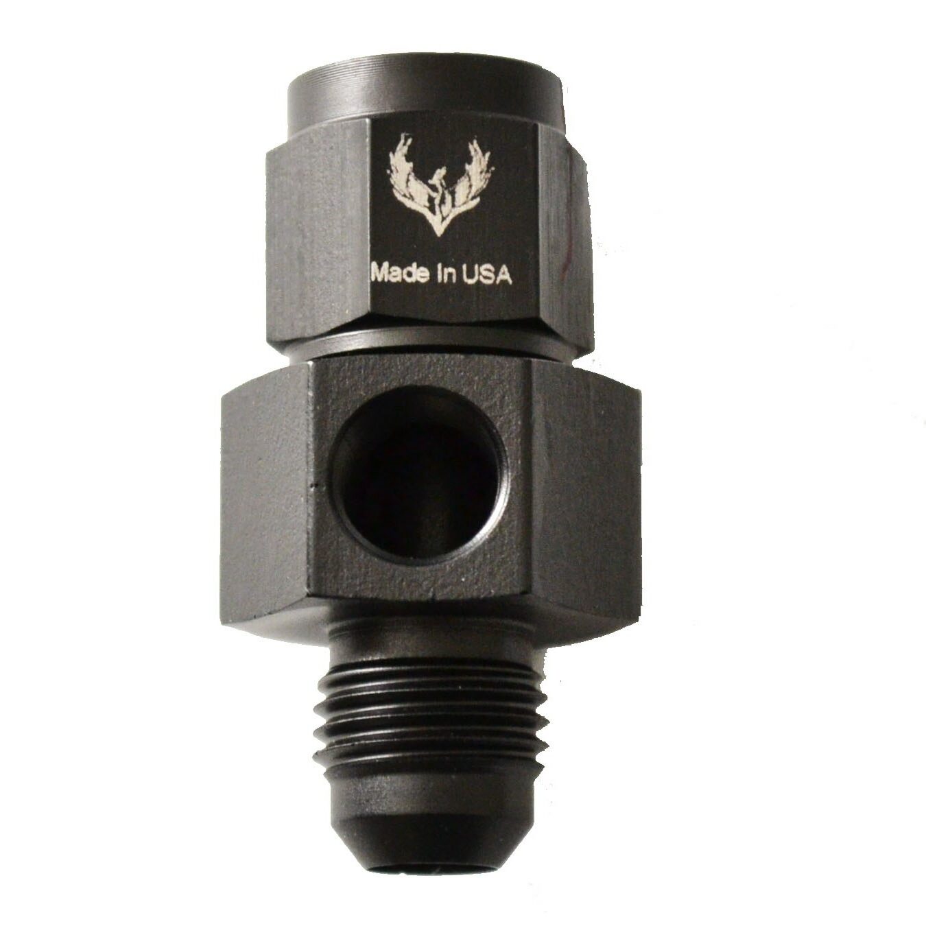 Female Swivel to AN Male with 1/8 Port -04