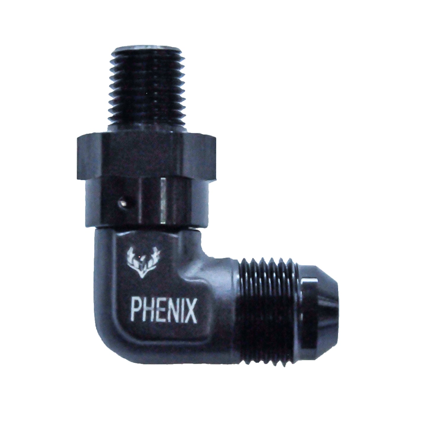 Male Swivel AN to NPT -04 | 1/8 | 90°