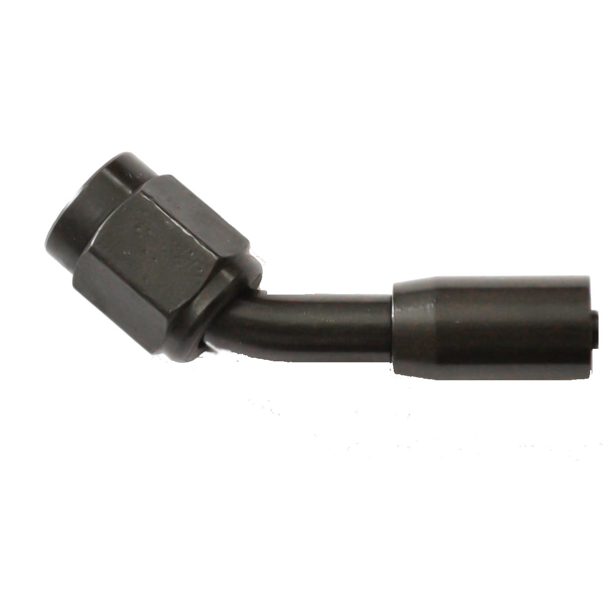 Crimp PTFE Hose End 45° | -04