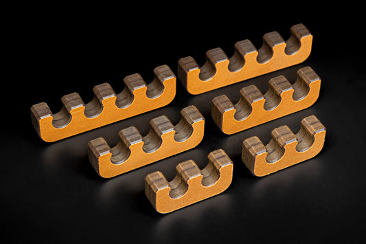 Arc Resistant Spark Plug Wire Separators (Vintage Brown) image 0