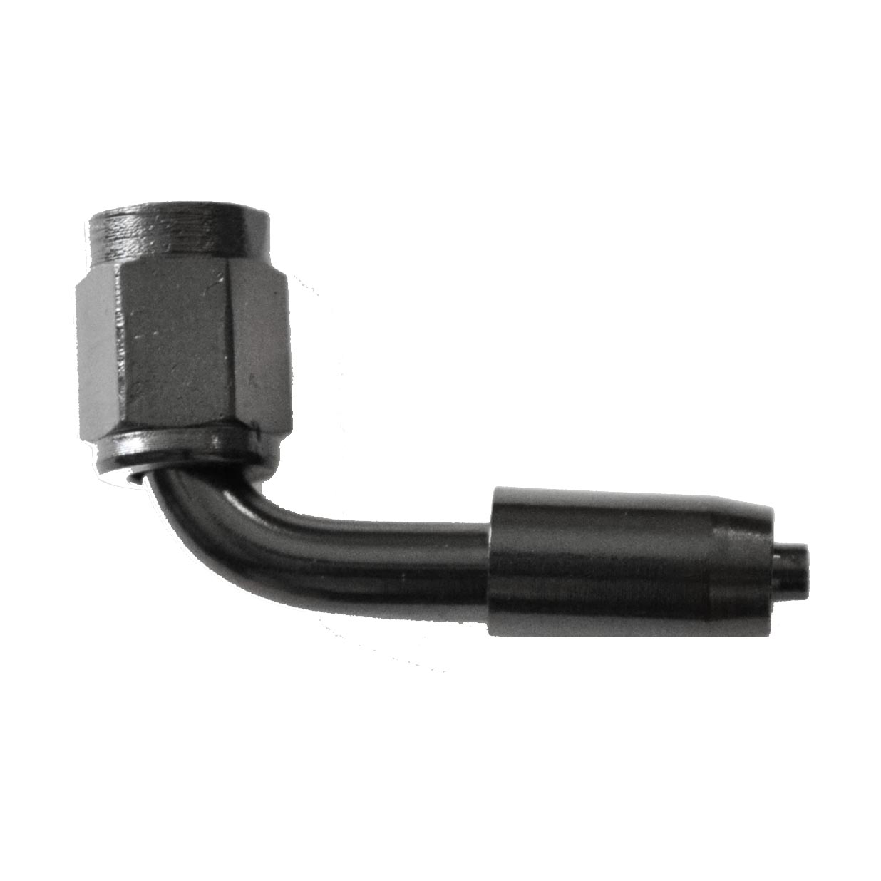 Crimp PTFE Hose End 90° | -06