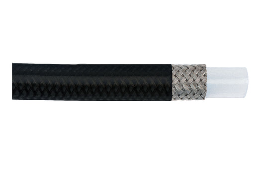 Braided Stainless PTFE Hose -03 Black Vinyl Coated