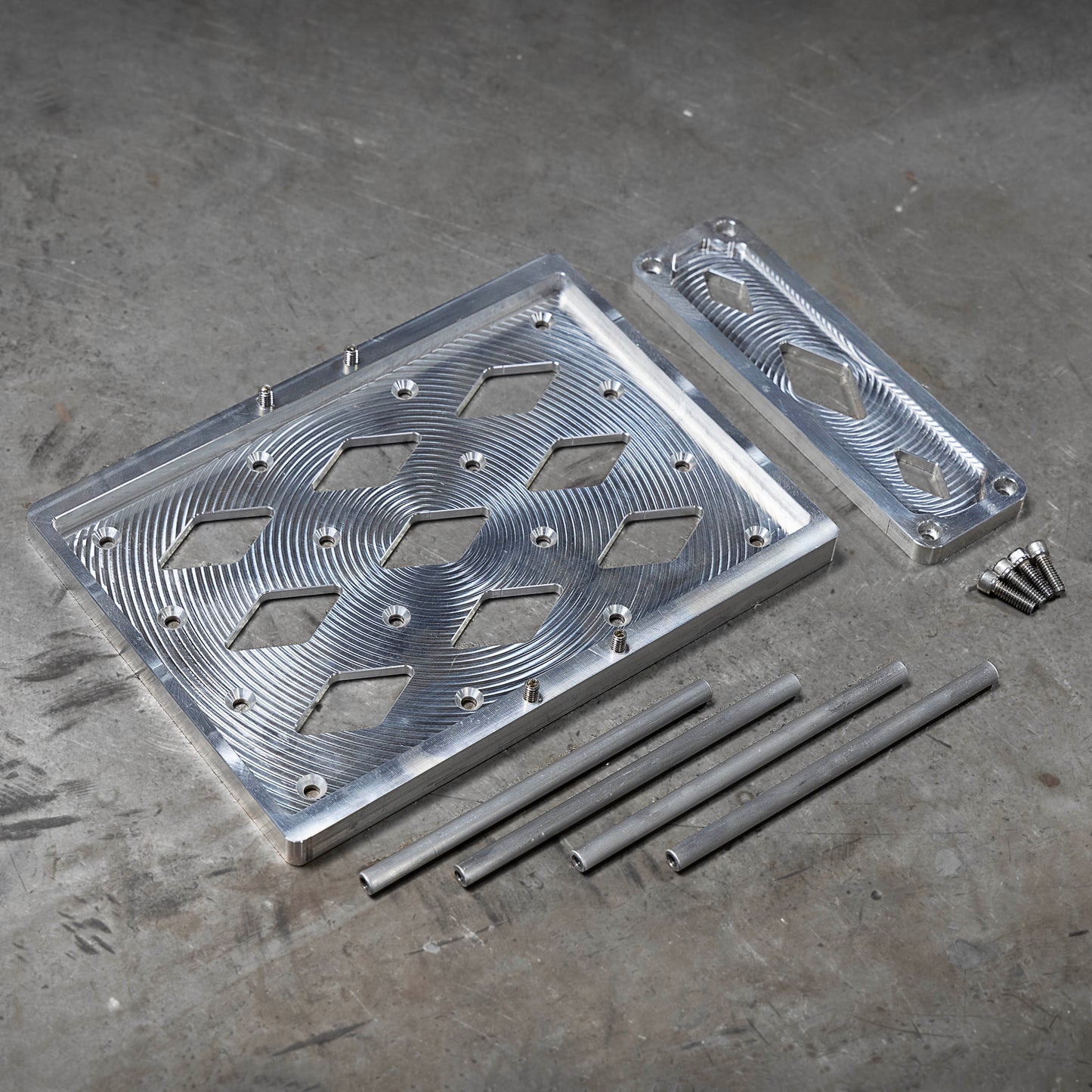 Billet Aluminum Battery Mounting Tray image 1